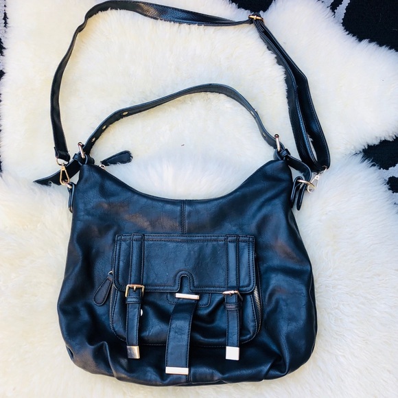 Urban Expressions Handbags - Cute Satchel Bag w/ Crossbody Strap Gold Hardware